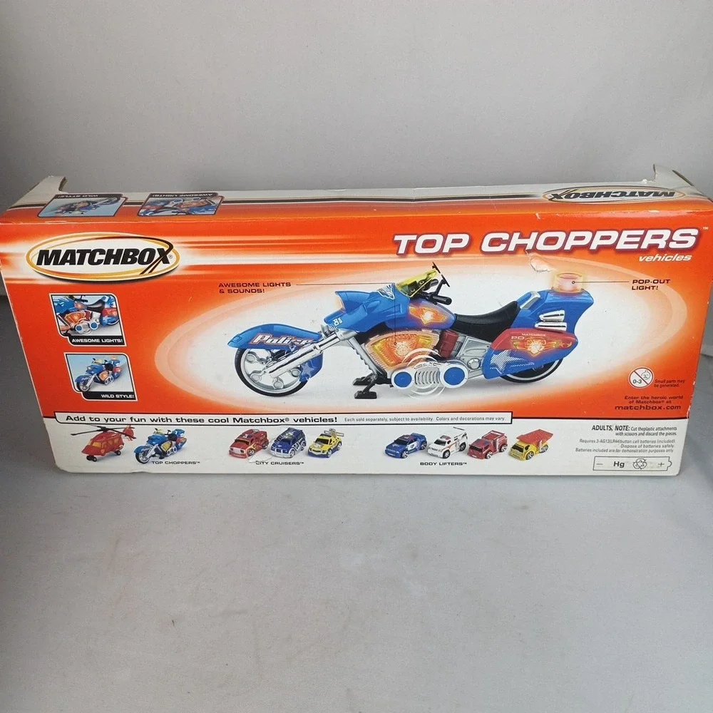 Mattel Matchbox Police Department Motorcycle 13